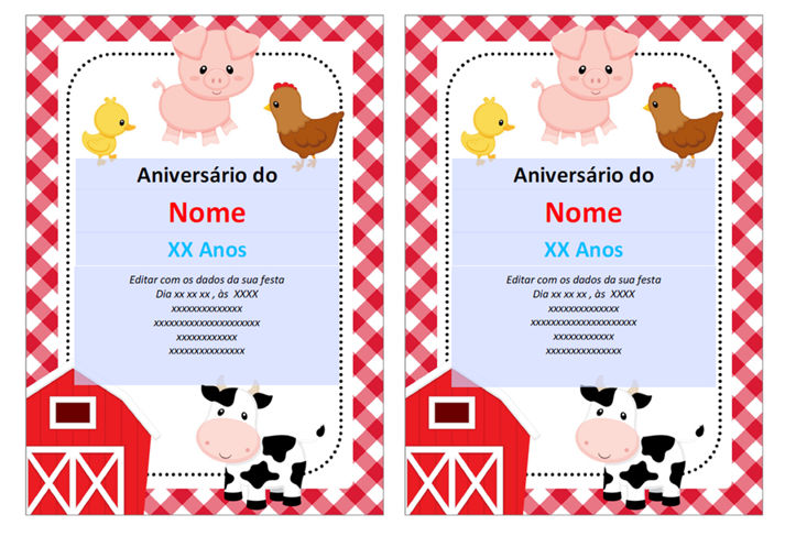 ▷ Fazer convite Infantil personalizado grátis para você editar e