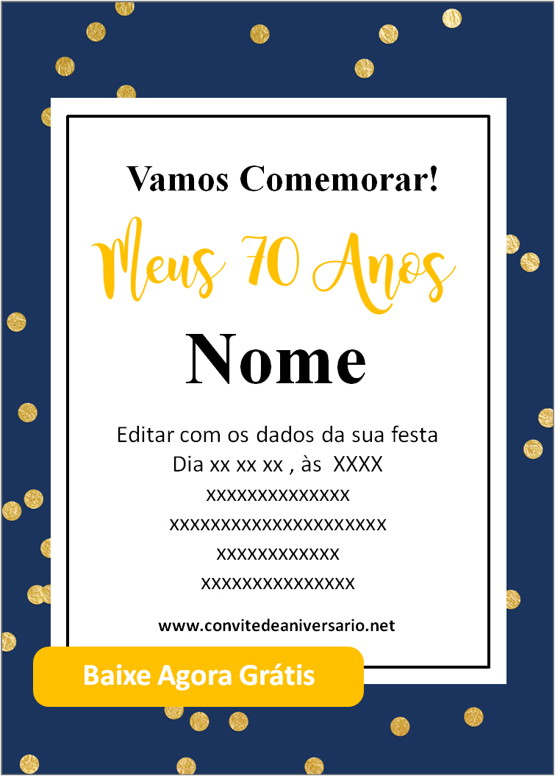 ▷ Convite de Aniversário Personalizados Modelos Grátis para editar