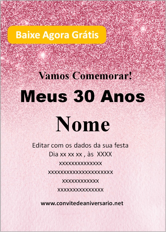 convite de aniversário online grátis