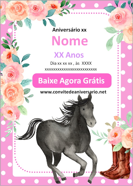 Convite Cavalo