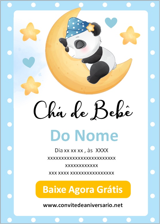 Convite Aniversário Chuva de Amor Menino Edite Online