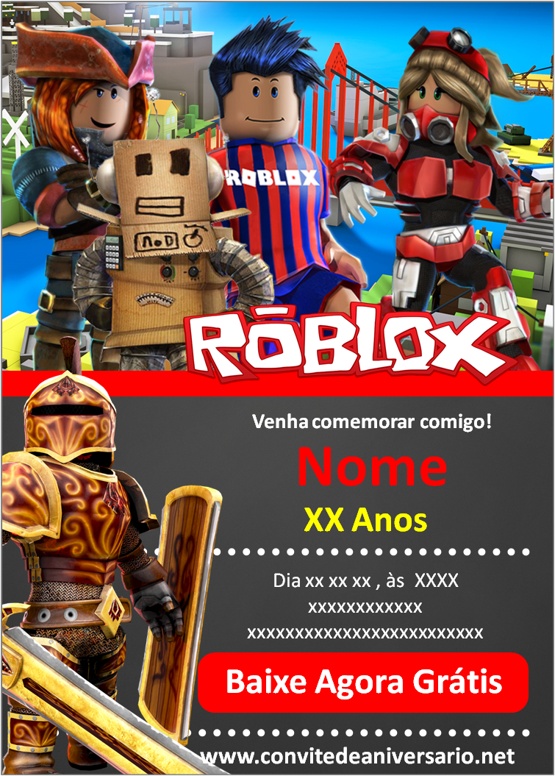 Convite Roblox