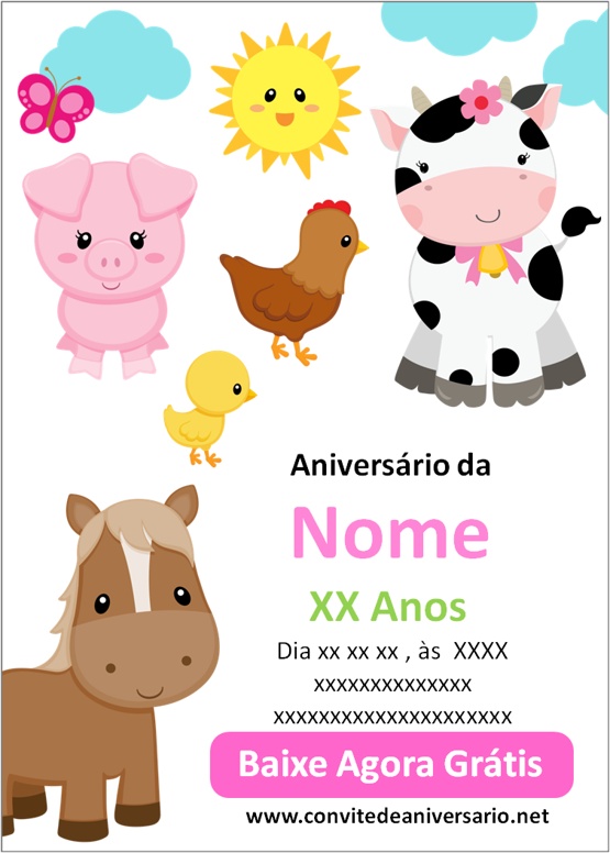 Convite de Aniversário