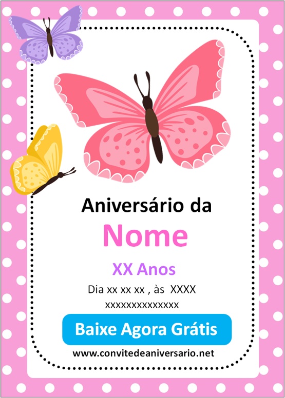 Convite de Aniversário