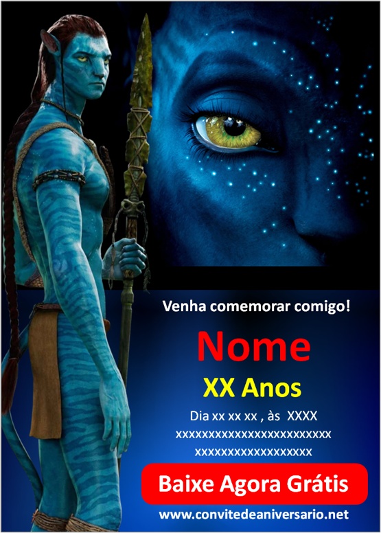 Convite Avatar