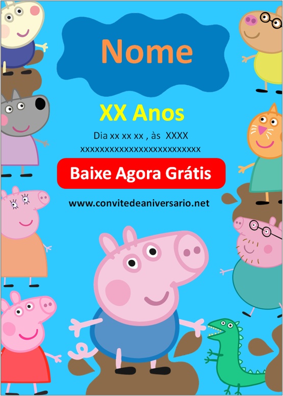 Casinha da Peppa Pig para Imprimir e Montar