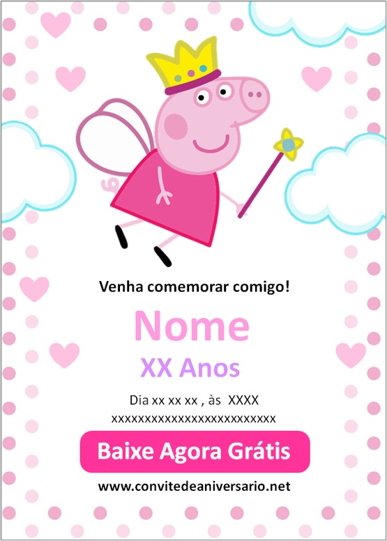 Casinha da Peppa Pig para Imprimir e Montar