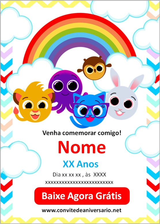 ▷ Convite de Aniversário Infantil Menino personalizado grátis