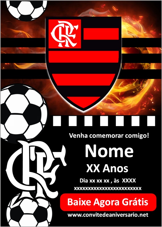 Convites Flamengo convites