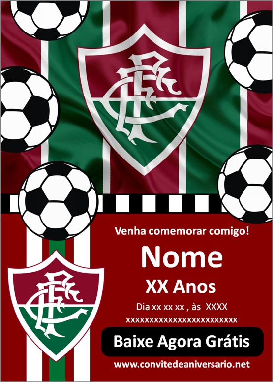 convite fluminense grátis