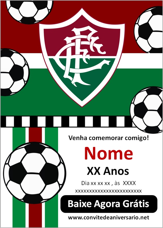 moldura convite fluminense